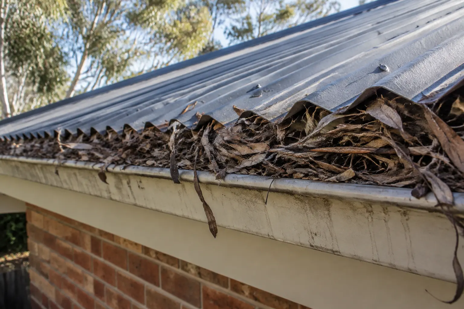 Leaking Joint Repair — before