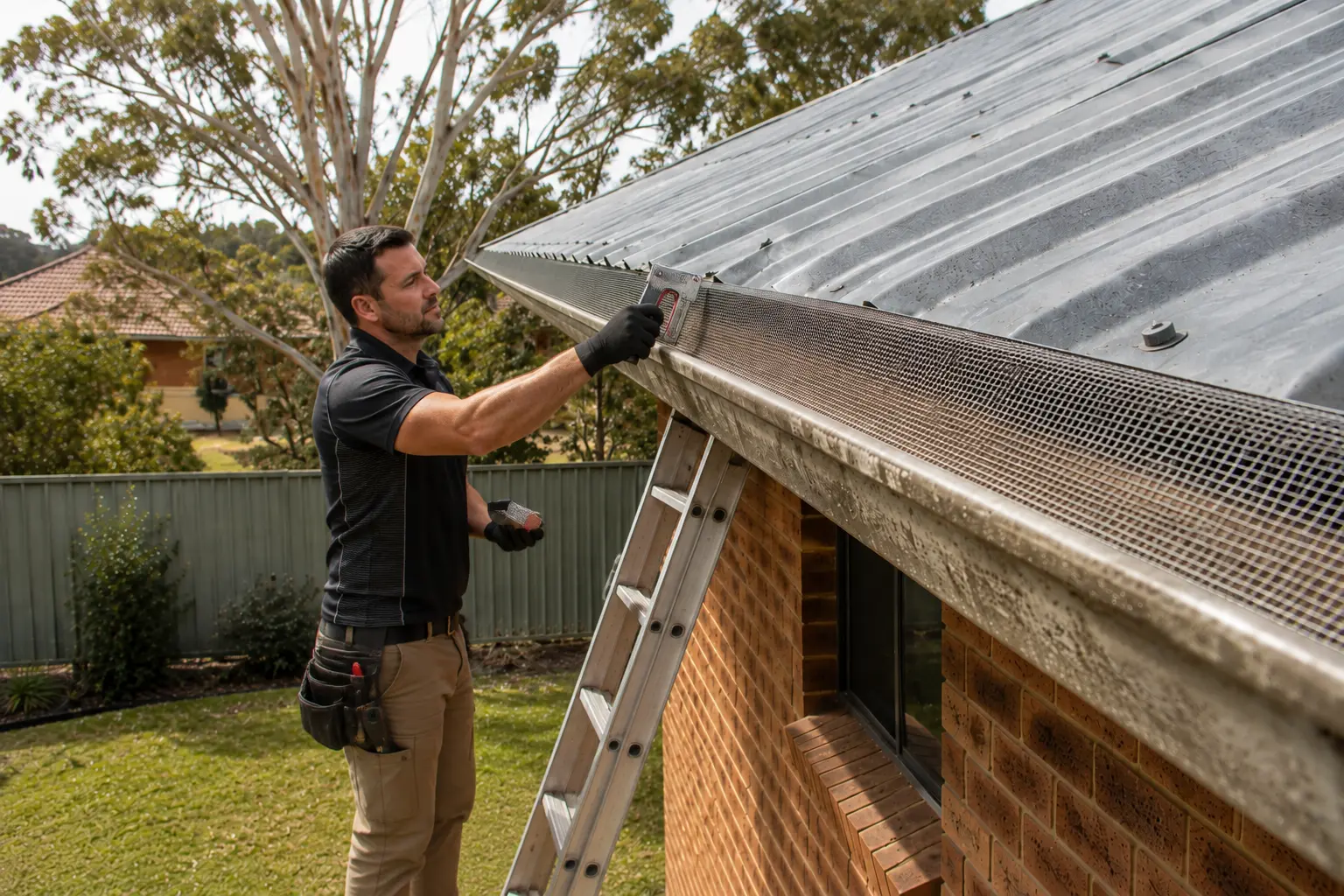 After gutter guard installing services
