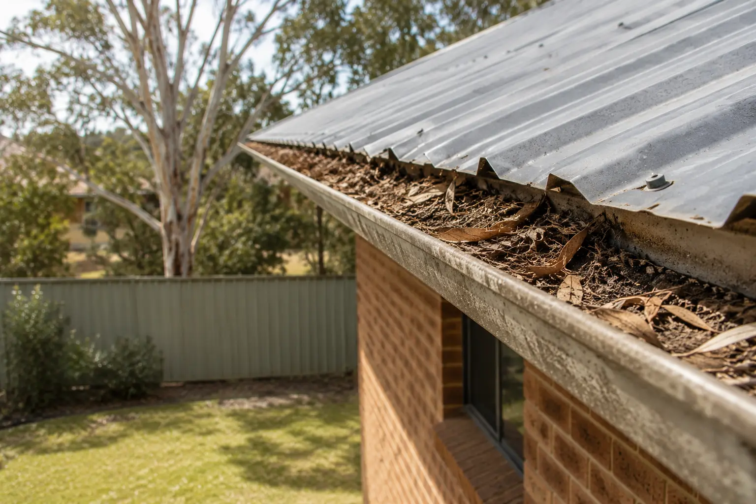 before gutter guard installing services — before